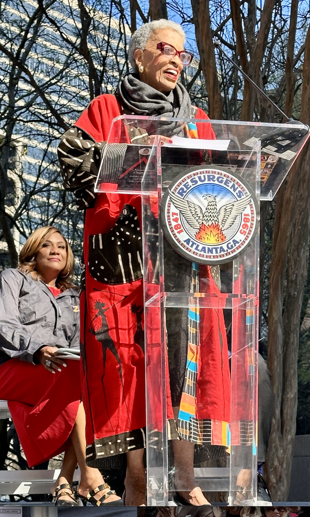 "I have an exceptional honor," began former Spelman College president Johnnetta Cole at Xernona Clayton's statue unveiling ceremony, "and a whole lot of joy in being able to pay tribute to the extraordinary, to the phenomenal — indeed, I've got to go on a little bit, because she is beloved. She is a legend. She is the incomparable Xernona Clayton!"