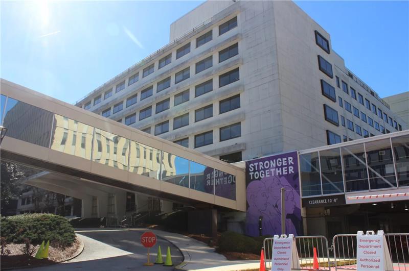 Wellstar closed Atlanta Medical Center last year. The shuttered 460-bed hospital stands in the heart of Old Fourth Ward.