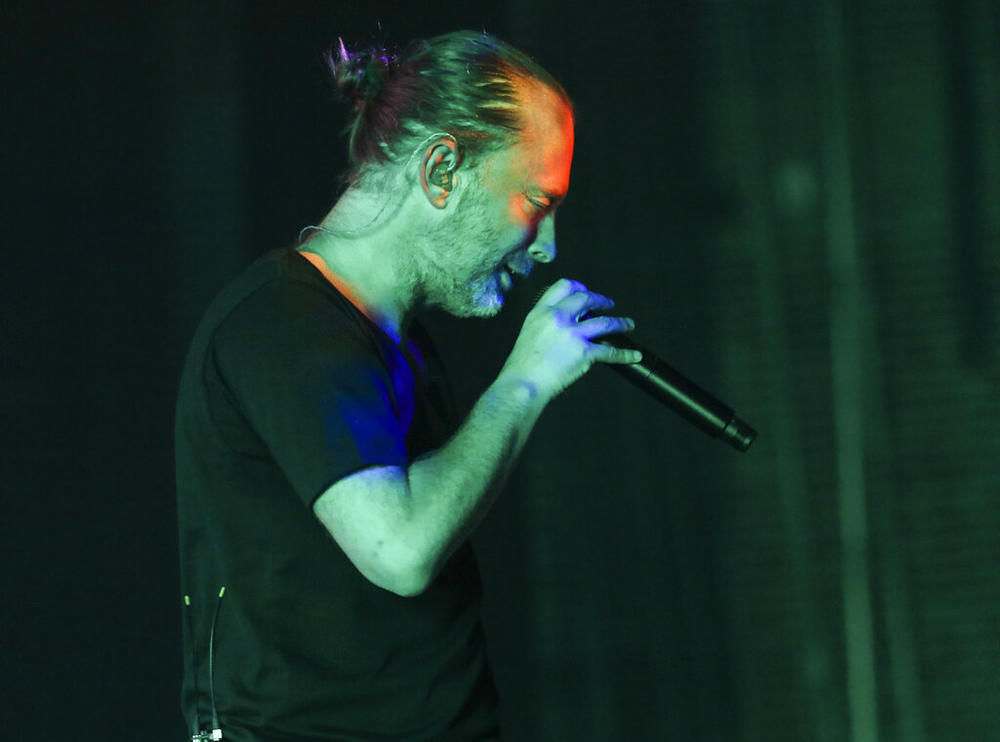 Thom Yorke of Radiohead performs at Fox Theatre on Sunday, October 6, 2019, in Atlanta. (Photo by Robb Cohen/Invision/AP)