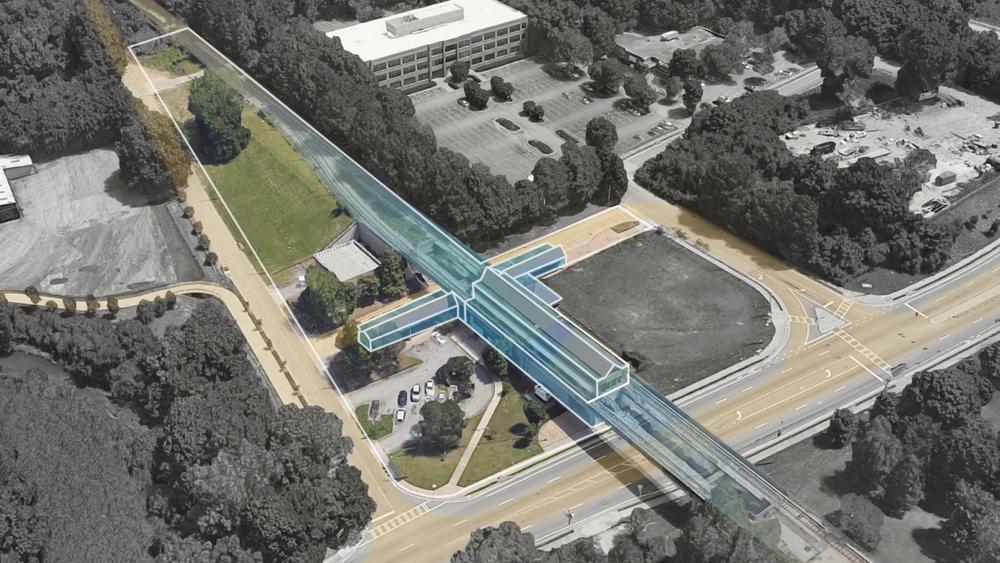  A rendering of The MARTA Bankhead Platform Extension project. Courtesy of MARTA