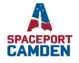 Small version of Spaceport Camden logo from marketing materials, website. Credit: spaceportcamden.us