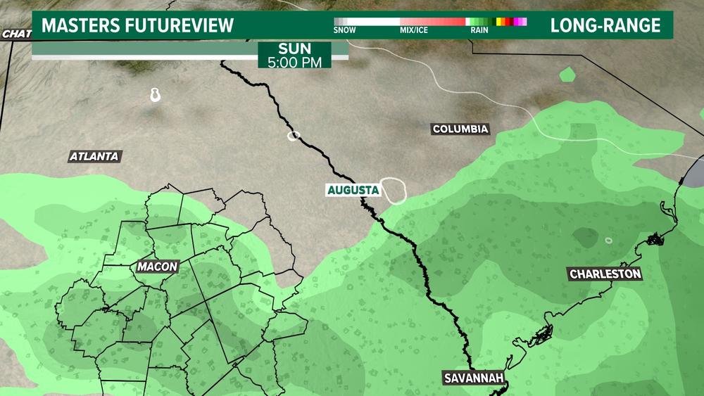 Sunday's forecast for Augusta is a mixed bag.