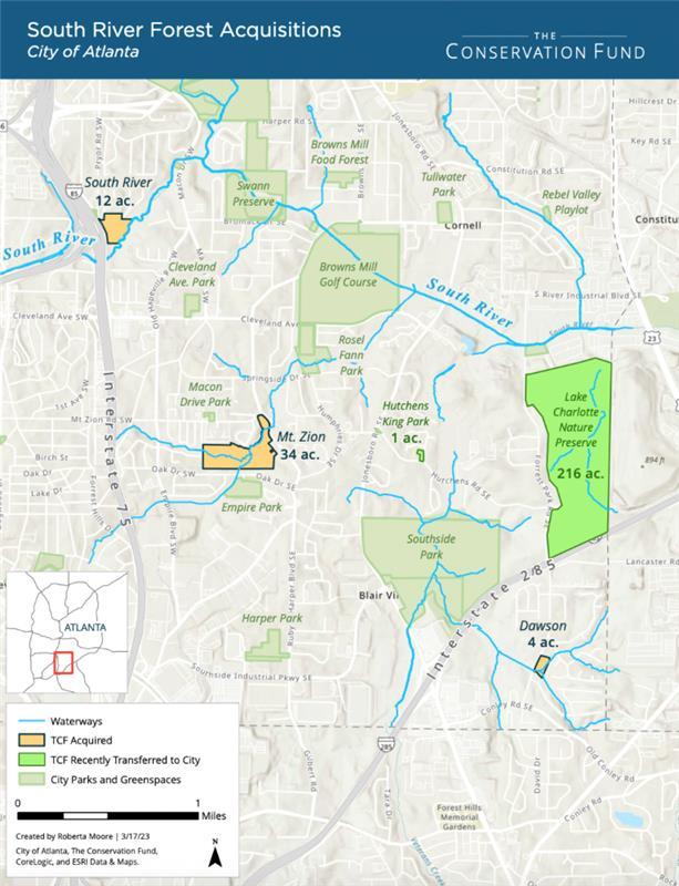 South River Forest Map