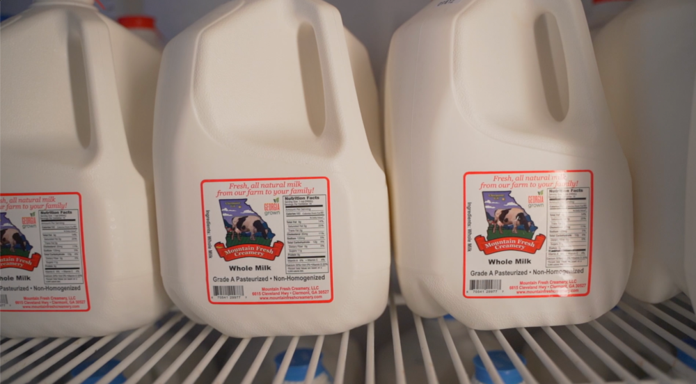 Mountain Fresh Creamery Milk Jugs