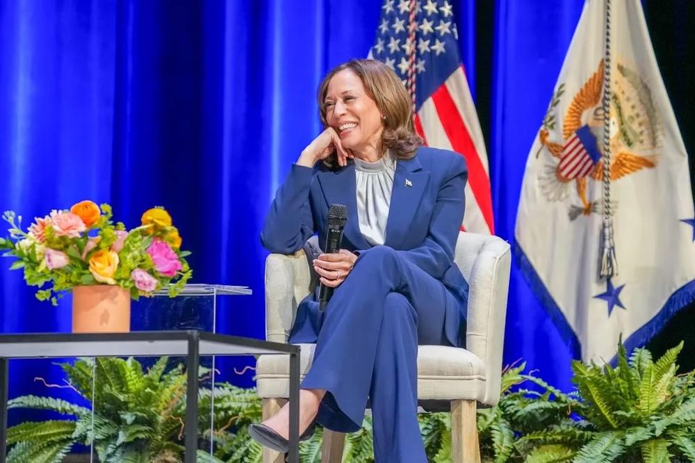 United States Vice President Kamala Harris visited Atlanta earlier this year. She was in Dalton a few months later. Photo by Julia Beverly/The Atlanta Voice