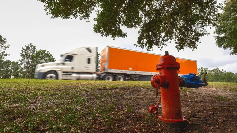 While approving construction of 16 warehouses since January 2022, Liberty County does not have a map of where its fire hydrants are located. County Manager Joey Brown said they are working to create one. Credit:Justin Taylor/The Current