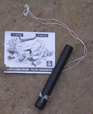 A pipe filter.
