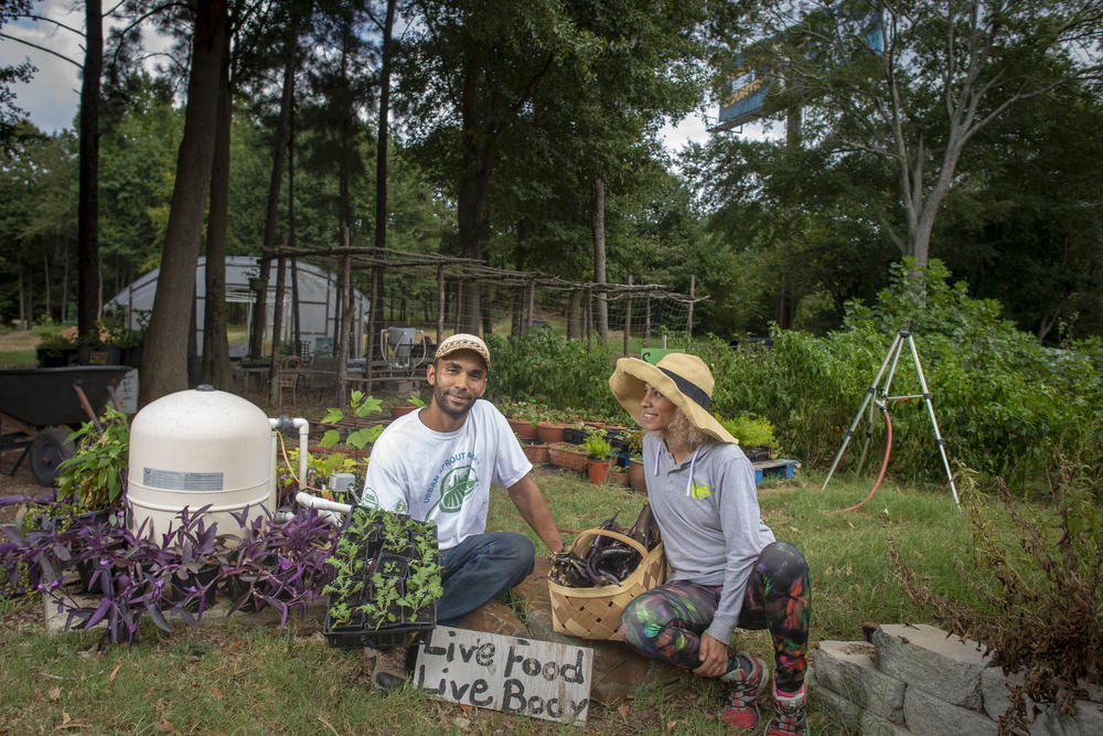 Nuri and Sofia Icgoren operate an organic farm in Atlanta's Lakewood Heights neighborhood.