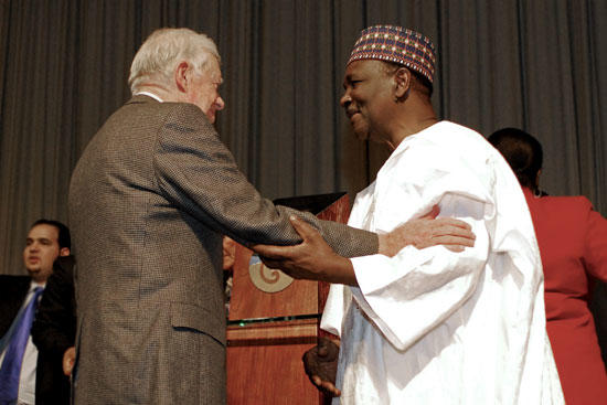 President Jimmy Carter and Dr. Yakubu Gowon