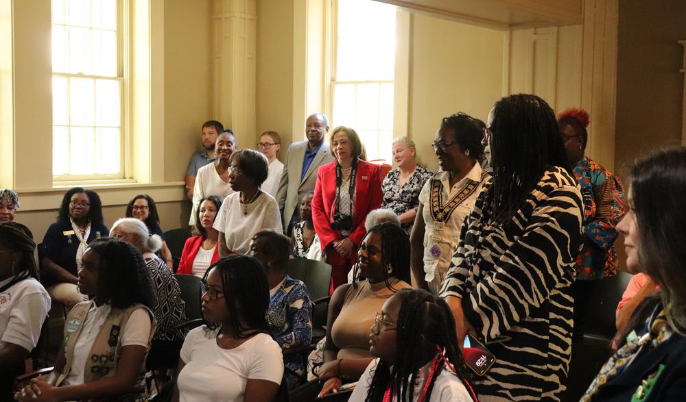 Carnegie Library played host to dozens of Savannah residents and community leaders for a celebration of Mamie George Williams.