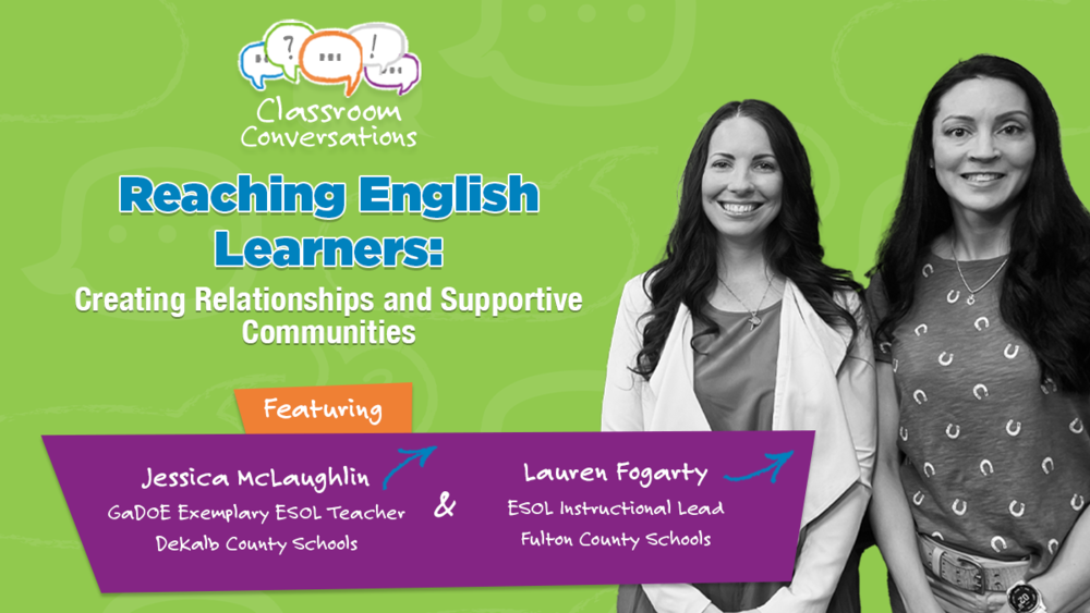 Jessica McLaughlin and Lauren Fogarty in Classroom Conversations