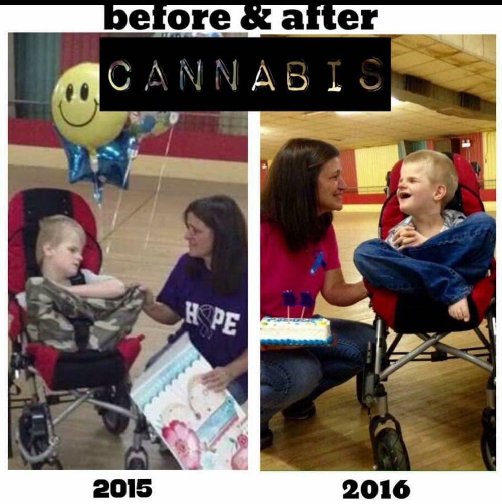  Leslie Johns said she made this graphic to post on social media to convince friends and family who were skeptical about medical cannabis.