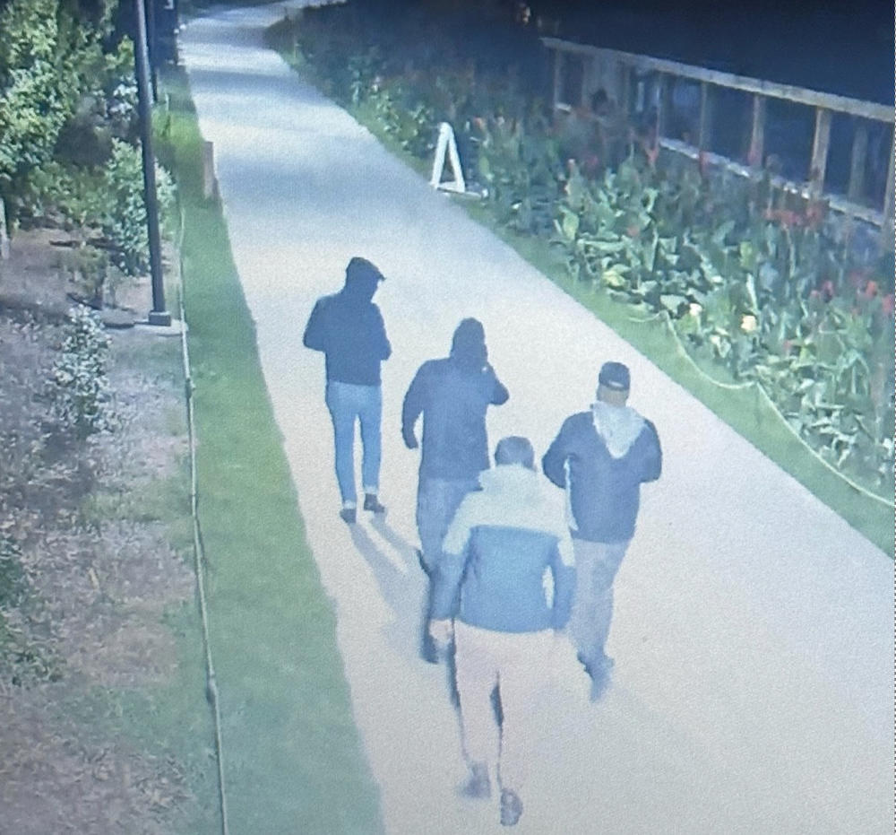 Atlanta Police on Aug. 1 released this photo of “persons of interest” who they say are connected to a series of fires officials allege were targeted attacks against the department and others tied to the development of the city’s planned public safety training center.