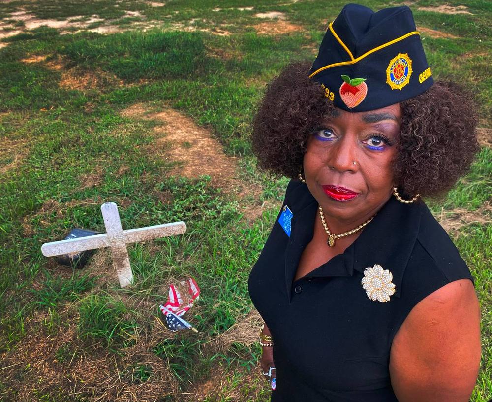Patricia Liddell, a retired U.S. Army master sergeant, is part of American Legion Post 333 and is the Veterans Service Officer for Alabama and Georgia and helps arrange funeral services for indigent and homeless veterans. 