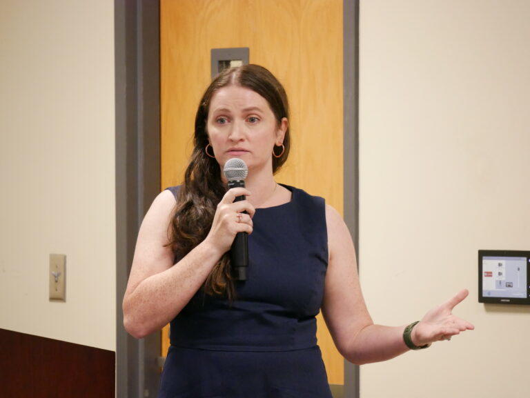  Katie Chubb, who is trying to open a birth center in Augusta, talks about her application for a certificate of need that was denied by the state. 