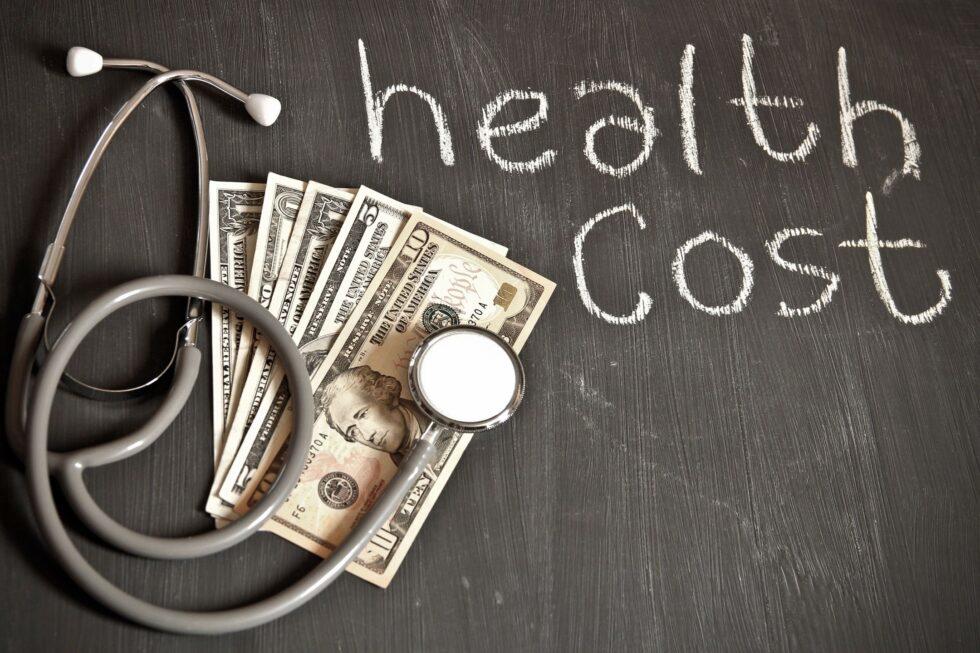 "health Cost" written next to medical equipment