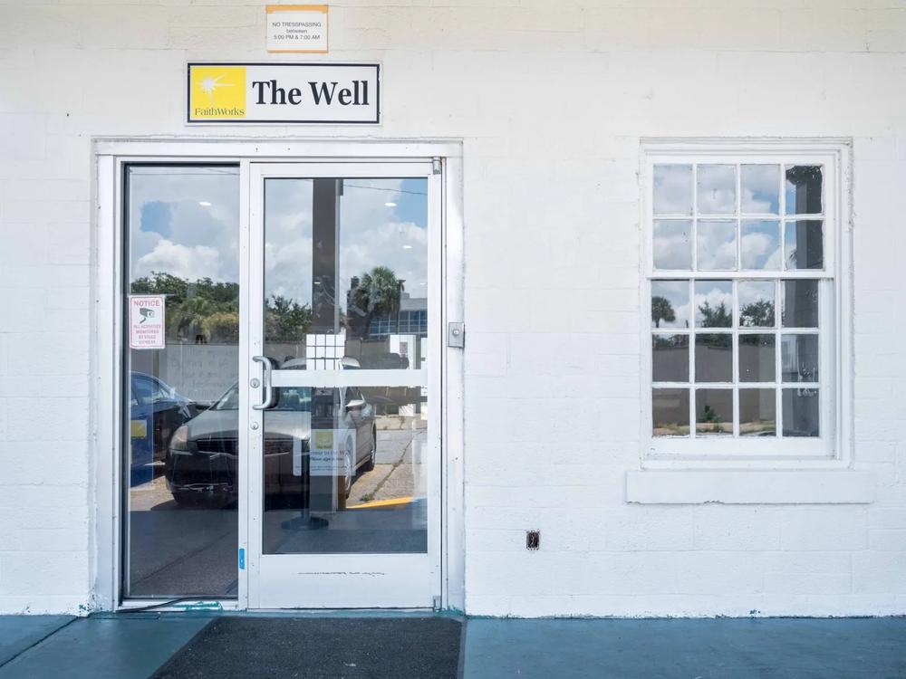 The Well is a Christian day shelter for Brunswick’s homeless. It recently reopened with increased safety measures but is being sued by the city, which alleges it is a public nuisance.  Credit: Justin Taylor/The Current