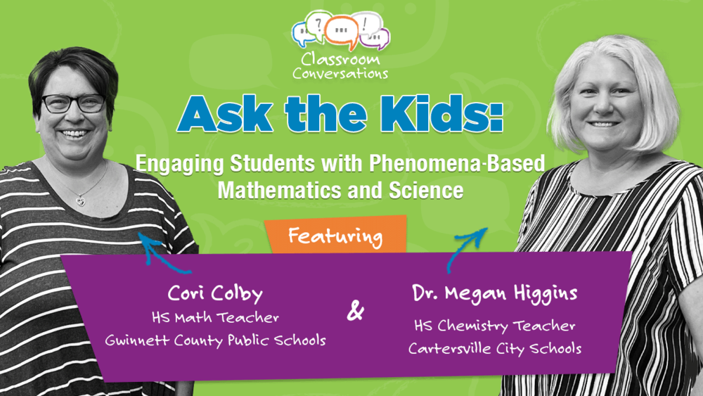 Cori Colby and Dr. Megan Higgins in Classroom Conversations