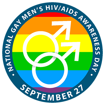 National Gay Men's HIV AIDS Awareness Day logo