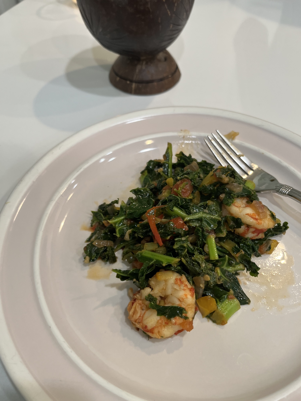 Agatha Achindu's home-cooked meal