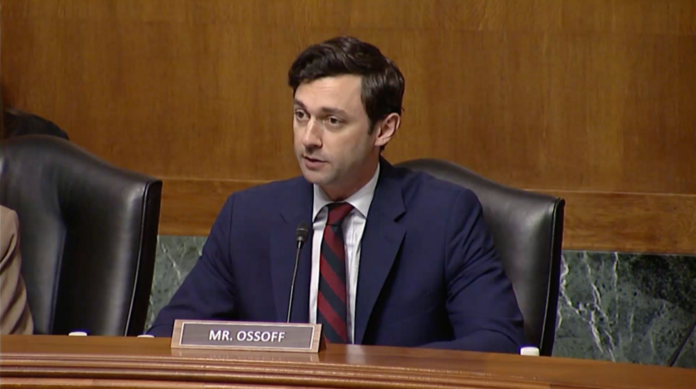  Sen. Jon Ossoff chairs a hearing on alleged problems with Georgia’s DFCS.