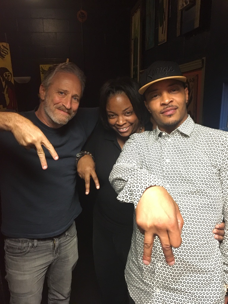 Sonia Murray, Jon Stewart, and TI