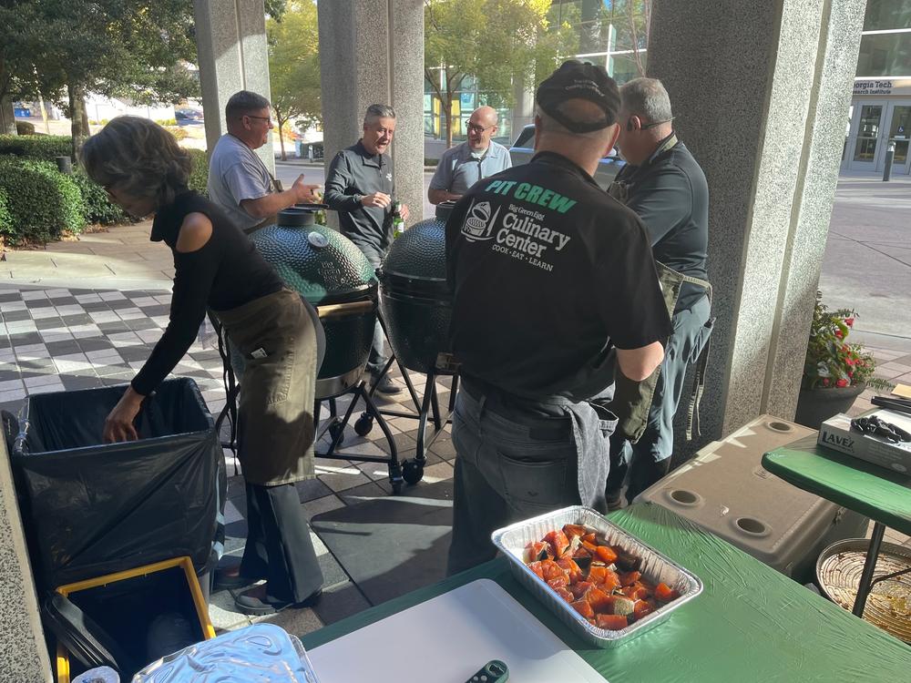 Big Green Egg culinary crew