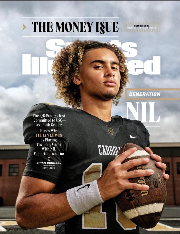 Carrollton's JuJu Lewis on the cover of Sports Illustrated