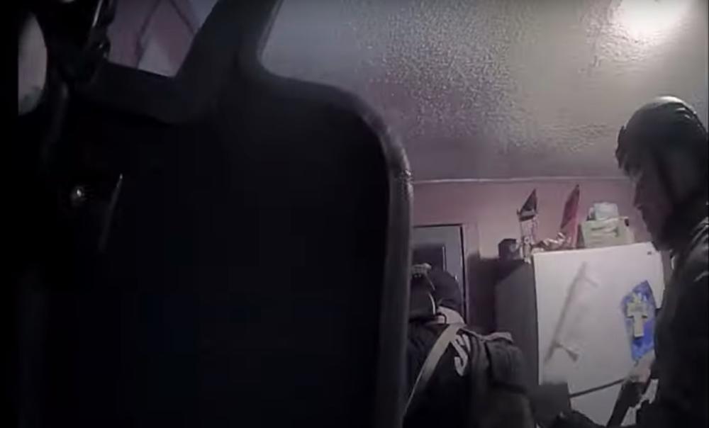 Screenshot from the only body camera footage available from the Camden County Sheriff's deputies' botched raid that led to the death of Latoya James. (GBI) Credit: GBI