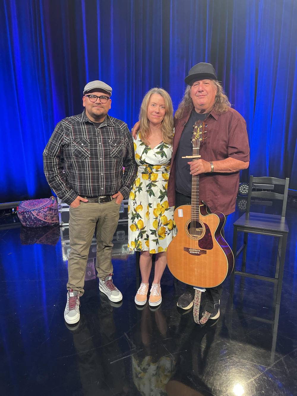 Peach Jam Podcast Host Jeremy Powell with Anna Jensen and Kevn Kinney