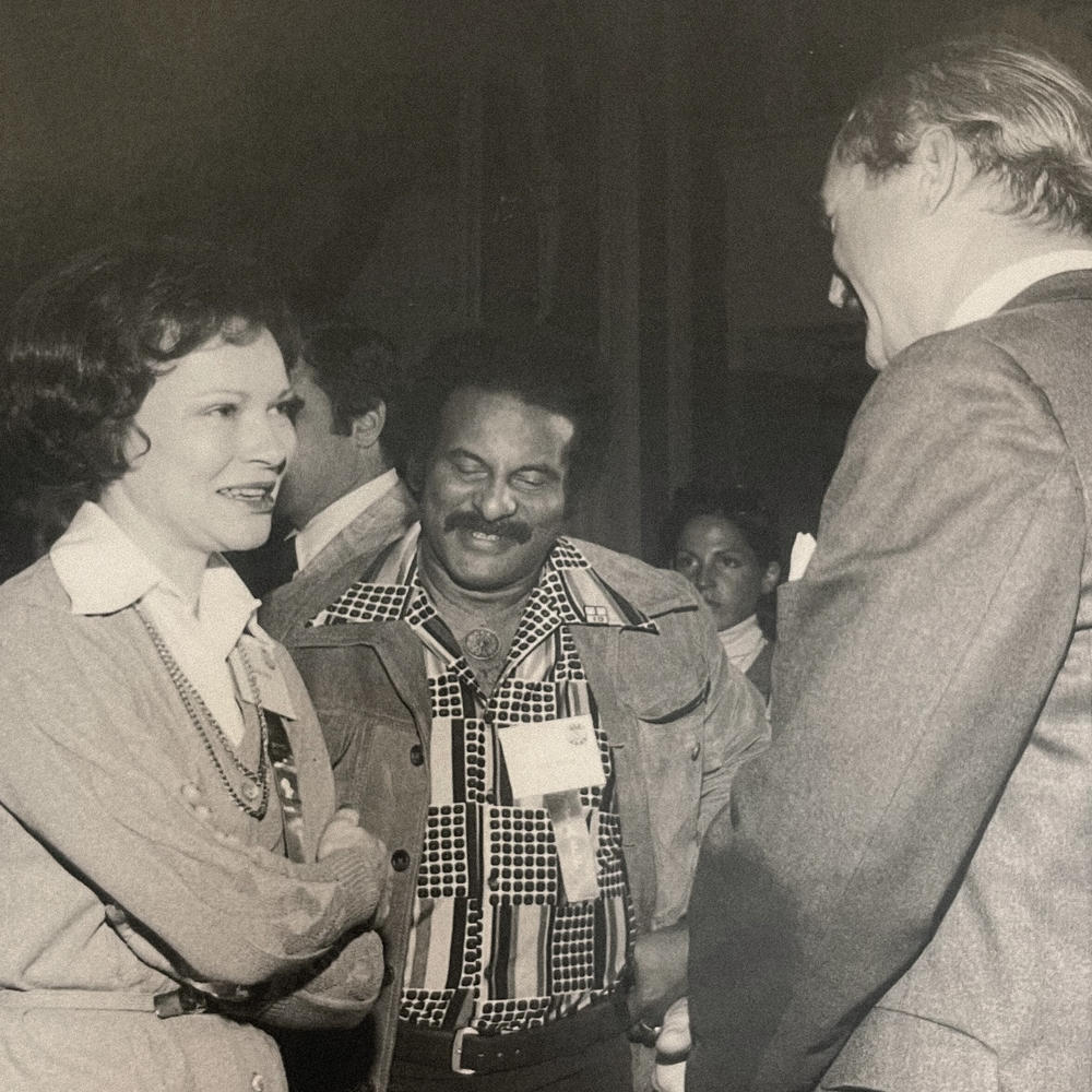 Rosalynn Carter at the 1975 Mental Health America Conference, formerly the Mental Health Association Annual Conference. 