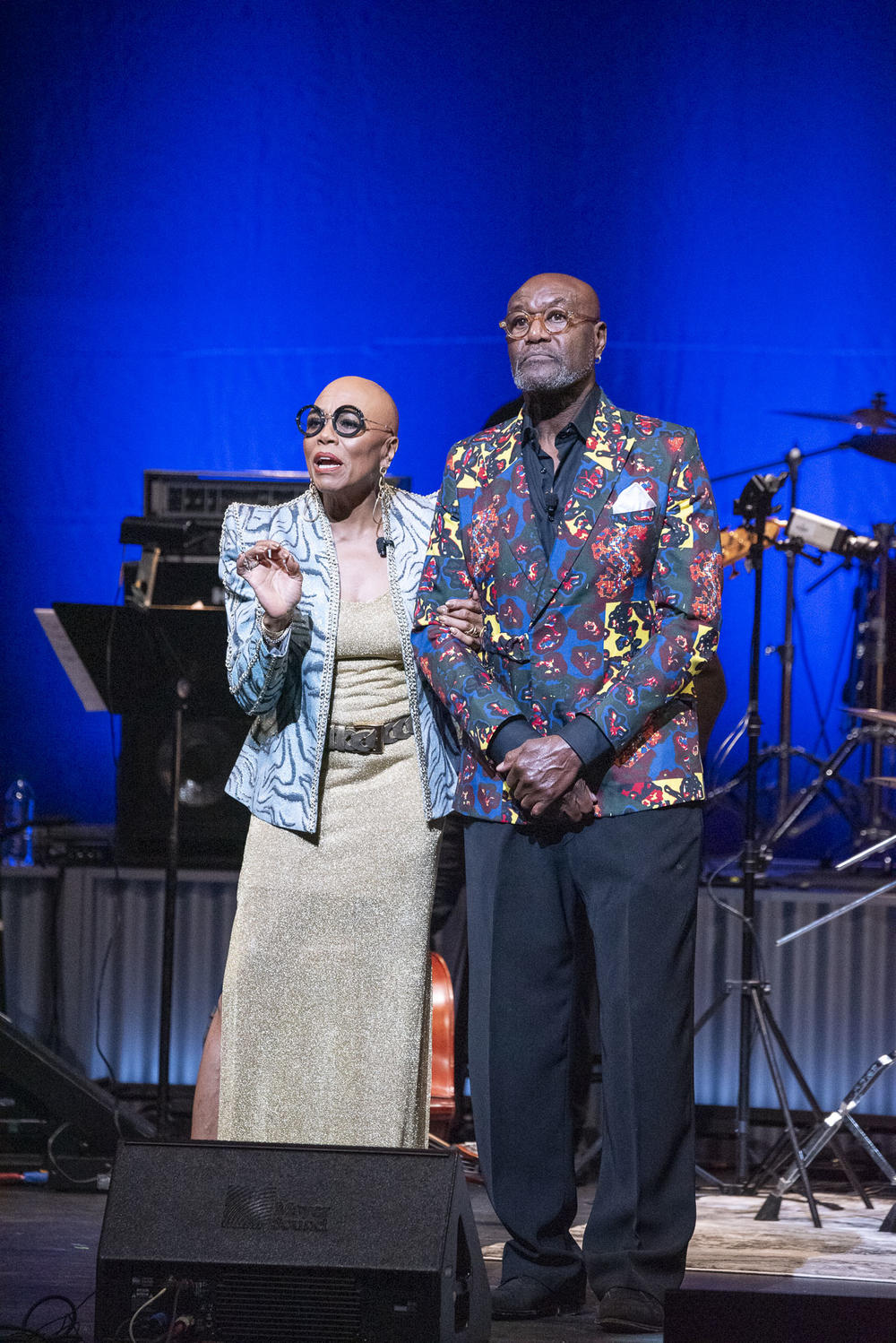 Jazz Music Awards co-hosts Dee Dee Bridgewater and Delroy Lindo.