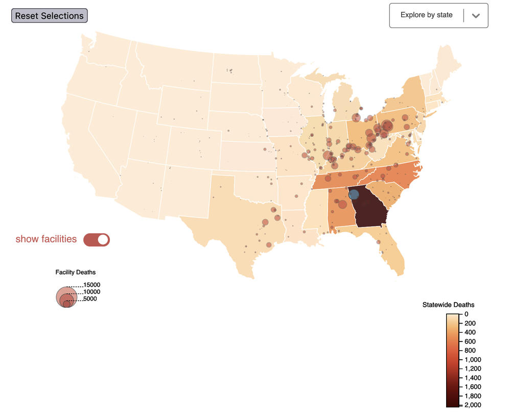 CLICK TO EXPLORE: How coal pollution travels