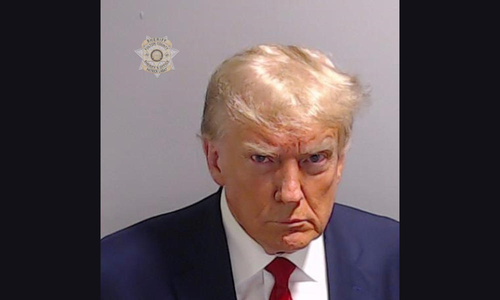Former President Donald Trump surrendered at the Fulton County Jail in August and had his mugshot taken. It’s the only mugshot of the former president and also the only booking photo made of any U.S. president