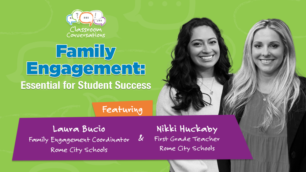 Laura Bucio and Nikki Huckaby in Classroom Conversations