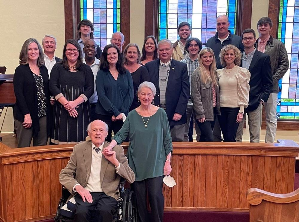 For seventy years, the Rev. Willis served churches in Georgia as the Minister of Music with his wife on the keyboard and organ. 