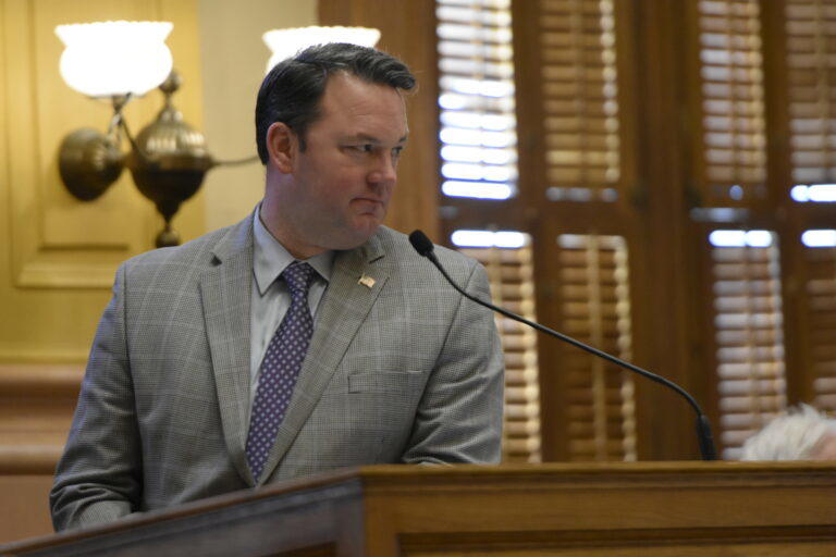 Lt. Gov. Burt Jones has put his influence behind the social media age verification bill. Ross Williams/Georgia Recorder