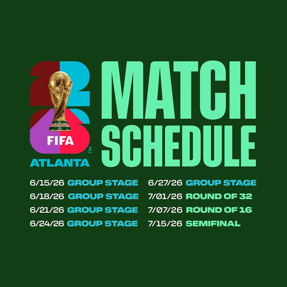 Atlanta to host eight matches, including a semifinal, during World Cup