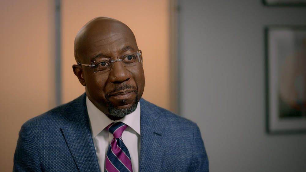 Senator Reverend Raphael Warnock (GA-D) and pastor of Atlanta's Ebenezer Baptist Church, sits down for an interview for GOSPE