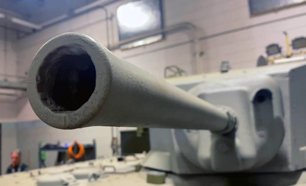Staff at the U.S. Army Armor and Cavalry Collection at Ft. Moore, Georgia, are restoring this M3A3 Stuart tank. Mike Haskey mhaskey@ledger-enquirer  