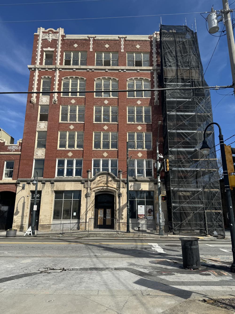 The Odd Fellows Building restoration is expected to be completed by April of 2025.