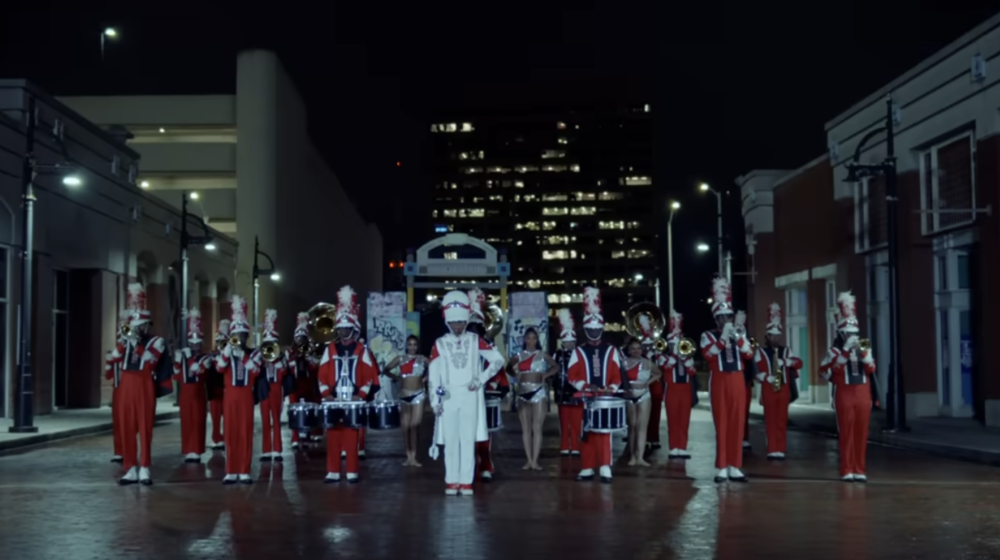 The Jonesboro High School Marching Band appears in an Apple Music promo for Usher's Super Bowl LVIII halftime performance.