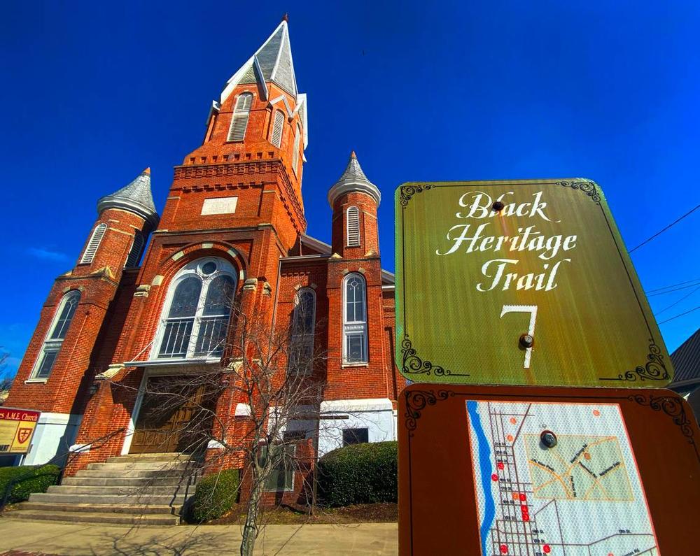 Saint James A.M.E. Church, located at 1002 6th Ave. in Columbus, Georgia, is of historic significance and included on Columbus’ Black Heritage Trail.. 02/16/2024 Mike Haskey mhaskey@ledger-enquirer.com  