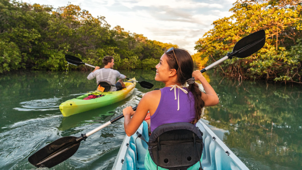 kayaking