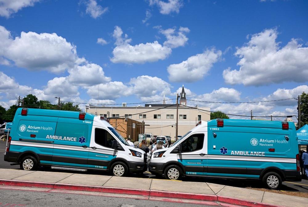 Atrium Health Navicent received $600,000 in federal appropriations to buy four new van-style ambulances Sen. Jon Ossoff says are “the latest and greatest.”