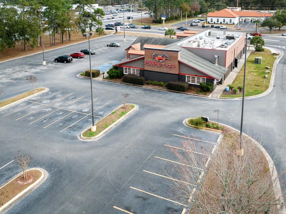 The former site of the Golden Corral where Sam McCaster was stopped by the GCPD. Jan. 25, 2024, in Brunswick, GA. 
