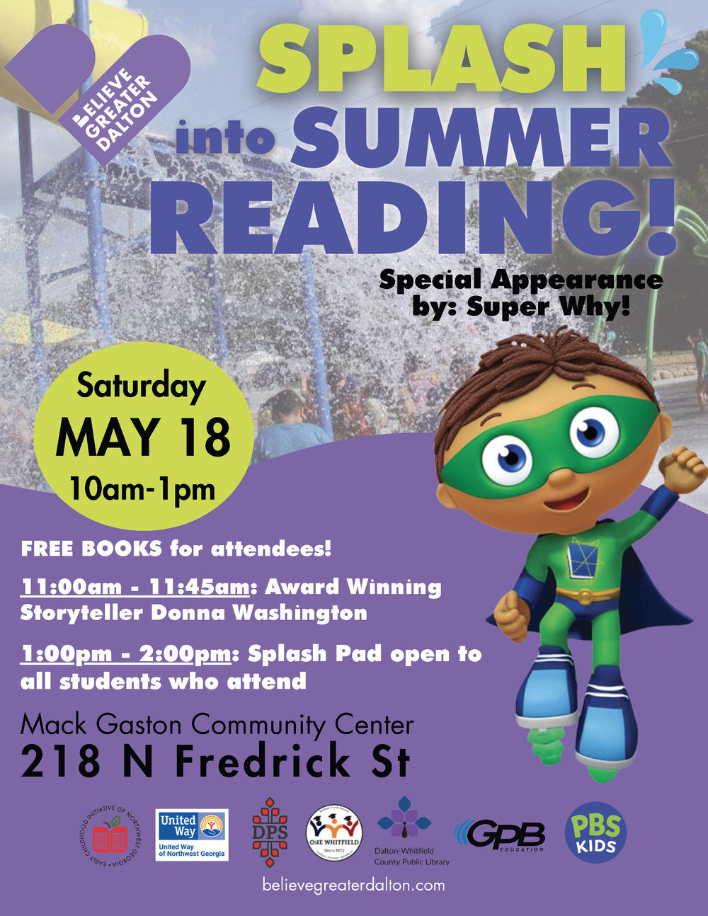 Splash into Summer Reading! Special Appearance by Super Why!