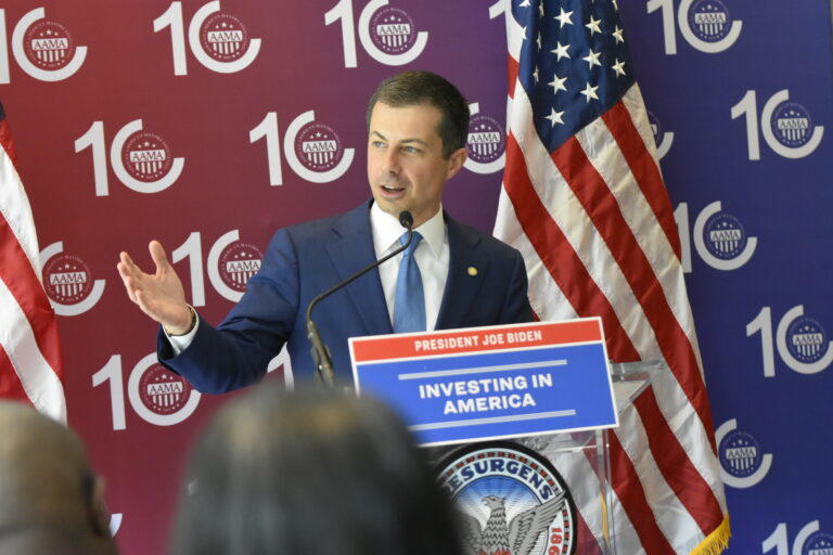 Transportation Secretary Pete Buttigieg.