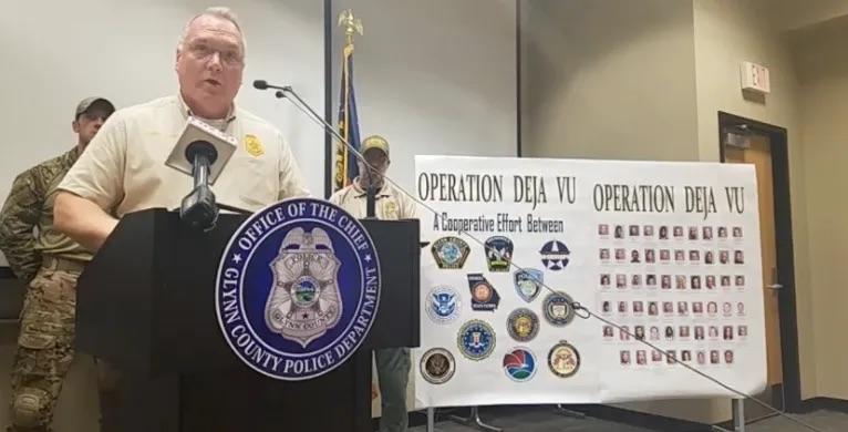 Powell declares the success of Operation Déjà Vu, a 15 month operation that resulted in over 50 arrests.