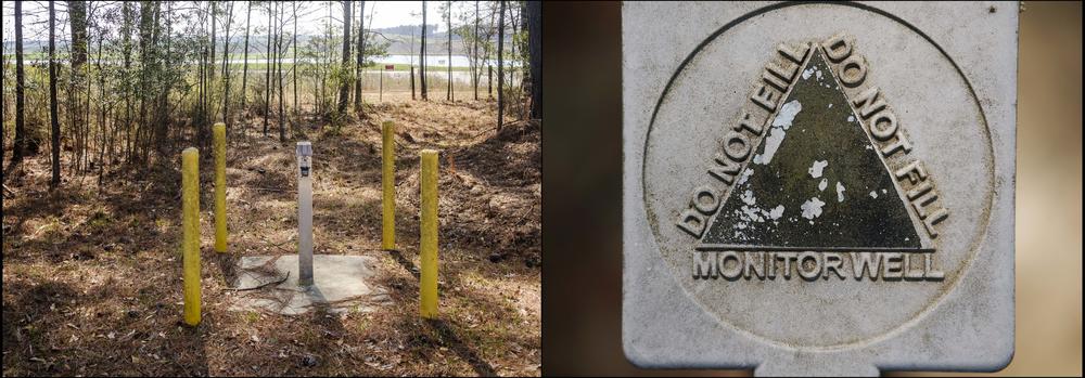 A network of monitoring wells will be used to check how much coal ash toxins flow through the aquifer under Plant Scherer's Ash Pond 1 after it is closed. 